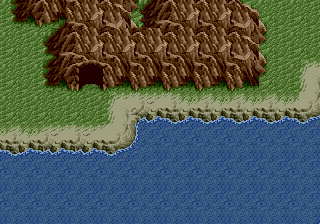 A screenshot of the island south of Yaata.